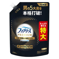 ファブリーズ 布用 W除菌+消臭 プレミアム クールアクアの香り 詰め替え 特大 610mL 1セット（1個×3） 消臭スプレー P＆G