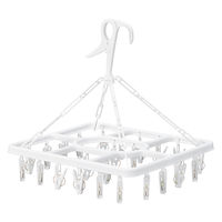 【均一価格】角ハンガー 24ピンチ 1個 オリジナル