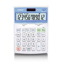カシオ計算機　CASIO 抗菌電卓　12桁表示　DW-122CL-N　1個（わけあり品）
