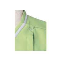 ヤギコーポレーション 半袖スクラブジャケット レディス ライム M R8446 1枚　スクラブ（わけあり品）