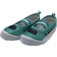 コマリヨー プラレールキッズ上履き 16235 はやぶさ GRN 18.0 1足　シューズ　メンズ（わけあり品）