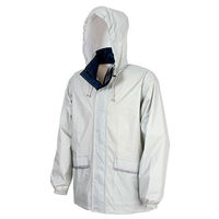 【レインウェア】カジメイク アドベントレインスーツ Winter Cherry  シルバー L 7540 1着（わけあり品）