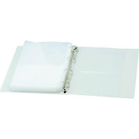 キングジム　スキットマン　取扱説明書ファイル　差し替え式　Ａ４タテ　Ａ４ポケット（１２枚）　背幅４７ｍｍ　ライトグレー　２６３６ライ（わけあり品）