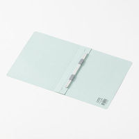 コクヨ フラットファイルW樹脂製とじ具 B5タテ 250枚とじ 青 ブルー フ-W11NB 1冊（わけあり品）