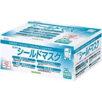 サラヤ シールドマスク（ブルー/25枚入）　 51108 1箱（25枚入）（わけあり品）