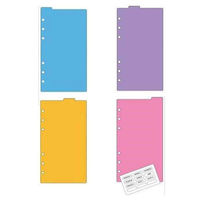 レイメイ藤井 ダヴィンチ リフィル ポケット カラーインデックス 4区分 DPR4288 1冊（わけあり品）