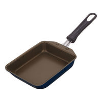 サーモス 玉子焼き フライパン ガス火専用 ネイビー KFI-013E NVY 1個（わけあり品）
