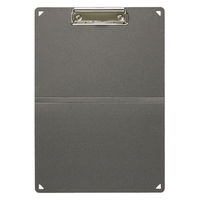 プラス おりたためるA4クリップボード+ Dグレー FL-502CP 1冊（わけあり品）