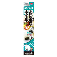 おにぎりホイル ムーミン 北欧柄 20cm×3.6m 抗菌 2層構造でべちゃつかない 日本製 1本 東洋アルミエコープロダクツ（わけあり品）