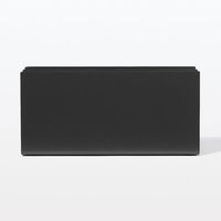 無印良品 スチール仕切りスタンド 2仕切 ダークグレー 約幅86×奥行230×高さ110mm 良品計画（わけあり品）