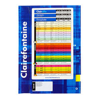 クレールフォンテーヌ トロフェ カラーペーパー 蛍光 100枚4色パック A4 4色 色込み pcf4120 1冊(100枚入)（わけあり品）