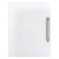 無印良品 ポリプロピレンファイル ２穴 リング式 Ｂ５サイズ用 約縦２７０×横２１１×背幅２９ｍｍ 1セット（1個×2） 良品計画（わけあり品）