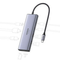 ドッキングステーション 9-in-1 HDMI LAN SDカードスロット USB Type-C USB-A USBハブ 1個（わけあり品）