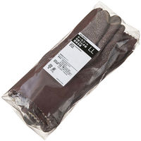 【天然ゴム手袋】 勝星産業 「現場のチカラ」 天然ゴム作業グローブ茶 #842 LL 1袋（5双入） オリジナル（わけあり品）