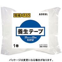 現場のチカラ 養生テープ 青 幅25mm×長さ25m アスクル 1巻 オリジナル（わけあり品）