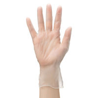 ファーストレイト　プラスチックグローブ　薄手　AF40　パウダーフリー（粉なし）　Mサイズ　使い捨て手袋　1箱（100枚入） オリジナル（わけあり品）