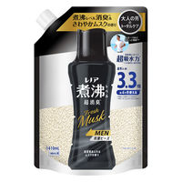レノア 超消臭 煮沸レベル消臭 抗菌ビーズ MEN メン ムスク 詰め替え 超特大 1410mL 1セット（1個×3）  P＆G