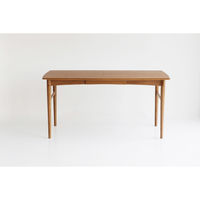 ICHIBA ヘリット ダイニングテーブル 幅1500×奥行800×高さ720ｍｍ ナチュラル HET-3808NA 1台（直送品）