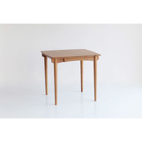 ICHIBA ヘリット ダイニングテーブル 幅800×奥行800×高さ720ｍｍ ナチュラル HET-3807NA 1台（直送品）