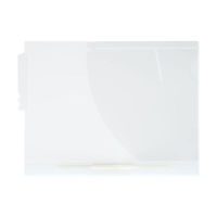 ケルン　KS-740　TDカルテフォルダー　A4ヨコ置き　見開き（ファスナー/上見出し）　透明　1パック（50枚入）（わけあり品）