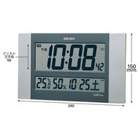 セイコータイムクリエーション ハイブリッドデジタル電波時計掛置兼用 ZS451S 1個（わけあり品）