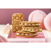 〈バターステイツ〉 白桃バターホイップサンド 8個入 1箱 　紙袋付き　手土産　ギフト　グレープストーン 銀のぶどうクッキー　菓子