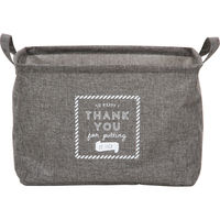 不二貿易 ファブリックボックススクエア GY 32817 1個