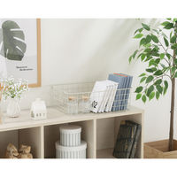 不二貿易 スタッキングワイヤーバスケット WH 37x26x12 26686 1個