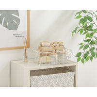 不二貿易 スタッキングワイヤーバスケット WH 26x18x10 26688 1個