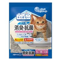 エリエール キミおもい パワフル消臭・抗菌 システムトイレ用 ネコ砂 紙タイプ 小粒 4L 5袋 大王製紙