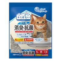 エリエール キミおもい パワフル消臭・抗菌 システムトイレ用 ネコ砂 紙タイプ 大粒 4L 5袋 大王製紙