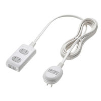 サンワサプライ  プラス1個口便利タップ（2P・3個口＋1個口・3m） TAP-B9-3K（直送品）