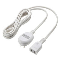 サンワサプライ  プラス1個口延長コード（2P・1個口＋1個口・3m・ホワイト） TAP-B8-3K（直送品）