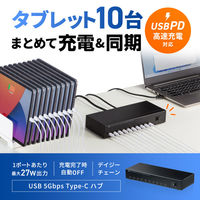 サンワサプライ  USB 5Gbps Type-C 10ポートハブ USB-5TCPS10（直送品）