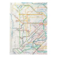 東京カートグラフィック 鉄道路線図 クリアファイル 首都圏 日本語 RFSJ 1枚（直送品）