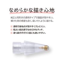 ナカバヤシ Apple Pencil　交換用ペン先　透明　3個入り TPENーPS02 1個