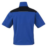 コーコス信岡 ストレッチ半袖ブルゾン LL ブルー AG-3080 1着（直送品）