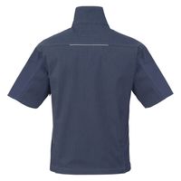 コーコス信岡 ストレッチ半袖ブルゾン 6L インディゴ AG-3080 1着（直送品）