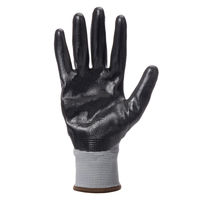「現場のチカラ」川西工業 ニトリル背抜き手袋 グレー S 1袋（10双） オリジナル
