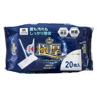 CONDOR（コンドル） 極厚 フローリング用ウェットシート 厚手 各社共通　1セット（1パック（20枚入）×3) 山崎産業