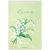 日本ホールマーク ホールマーク 葉書箋 スズランブーケ 844516 1セット(6冊)（直送品）