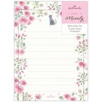 日本ホールマーク ホールマーク ミニレターセット MRピンク 844783 1セット(6冊)（直送品）