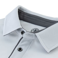 コーコス信岡 長袖ポロシャツ(リラックスフィット) S グレー AS-2758 1着（直送品）