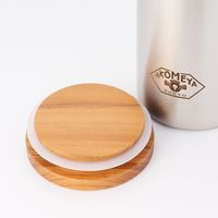 ステンレスキャニスターL 直径8.5、高さ15.7 cm AKOMEYA TOKYO/アコメヤ