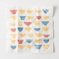 かや生地ふきん 茶碗 イエロー AKOMEYA TOKYO/アコメヤ