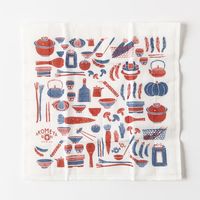 かや生地ふきん 道具野菜 レッド AKOMEYA TOKYO/アコメヤ