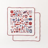 食器用ニットふきん レッド AKOMEYA TOKYO/アコメヤ