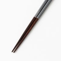 ラインリム箸 22.5cm グレー AKOMEYA TOKYO/アコメヤ