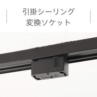 スワン電器 ライティングレール用プラグ(引掛シーリング) DUS-52BK 1個