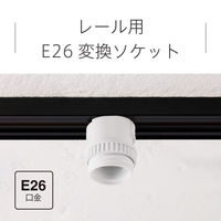 スワン電器 ライティングレール用プラグ(口金E26) DUS-51WH 1個